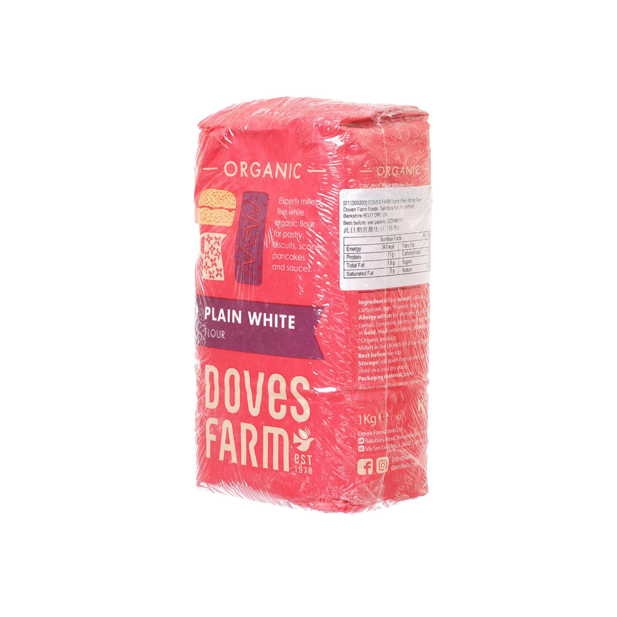 DOVES FARM 有機白麵粉 (1kg)