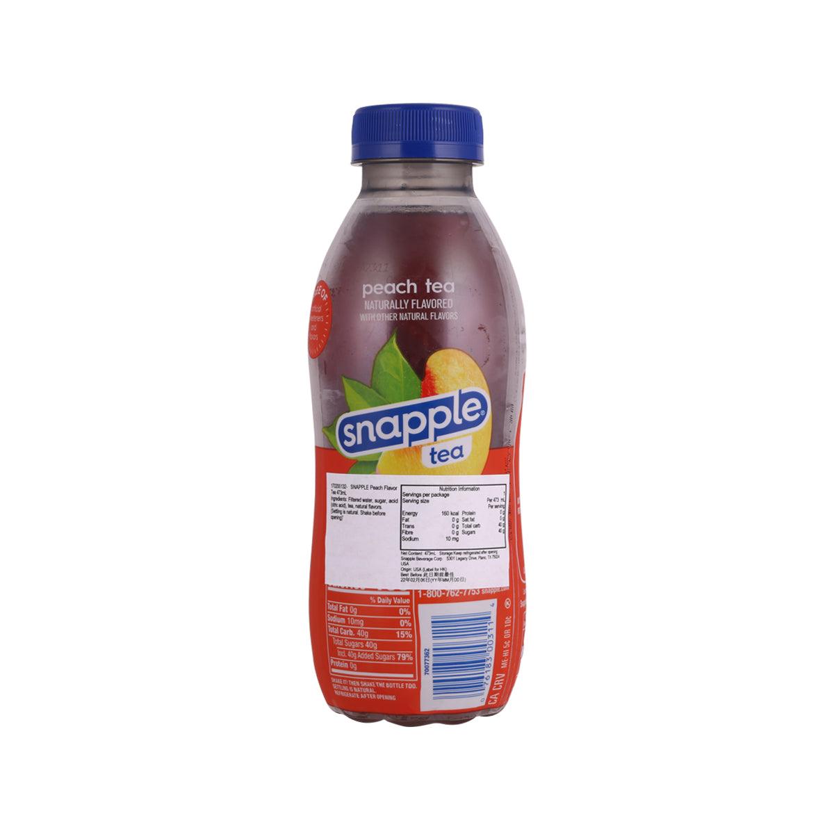 SNAPPLE 冰蜜桃味茶 (473mL)