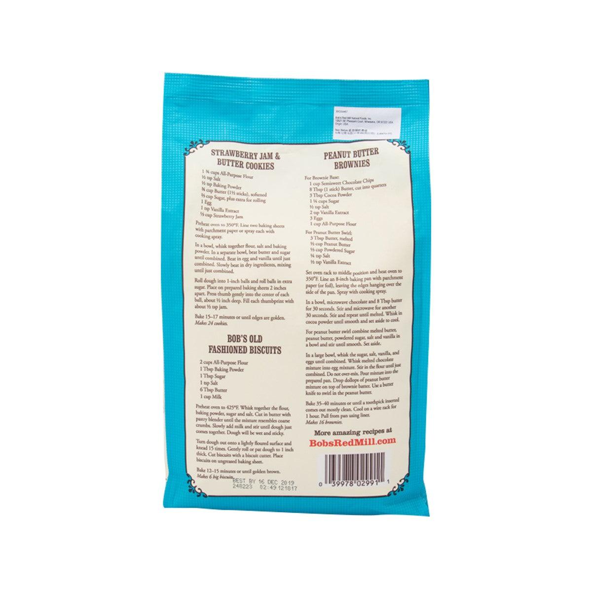 BOB'S RED MILL 有機未經漂白白麵粉 (2.27kg)