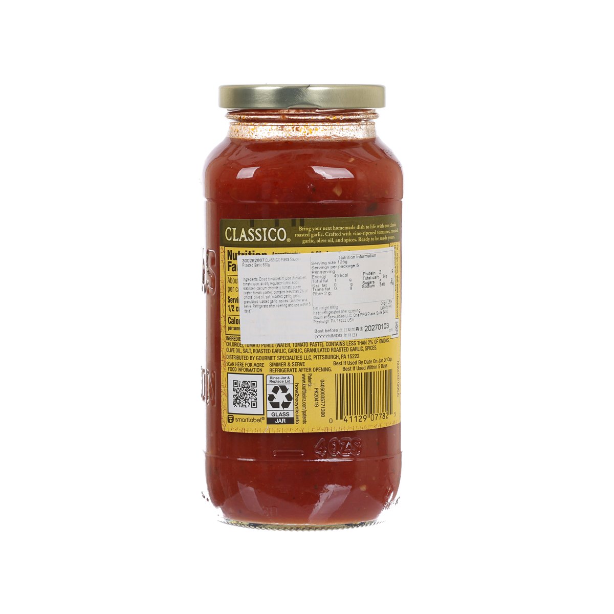 CLASSICO 烤大蒜蕃茄意粉醬 (680g)