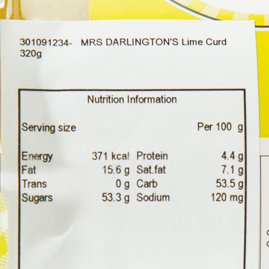 MRS DARLINGTON'S 青檸醬 (320g)