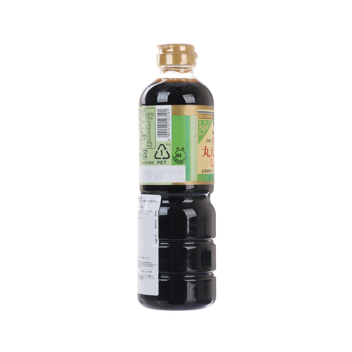 龜甲萬 特選丸大豆減鹽醬油 (750mL)
