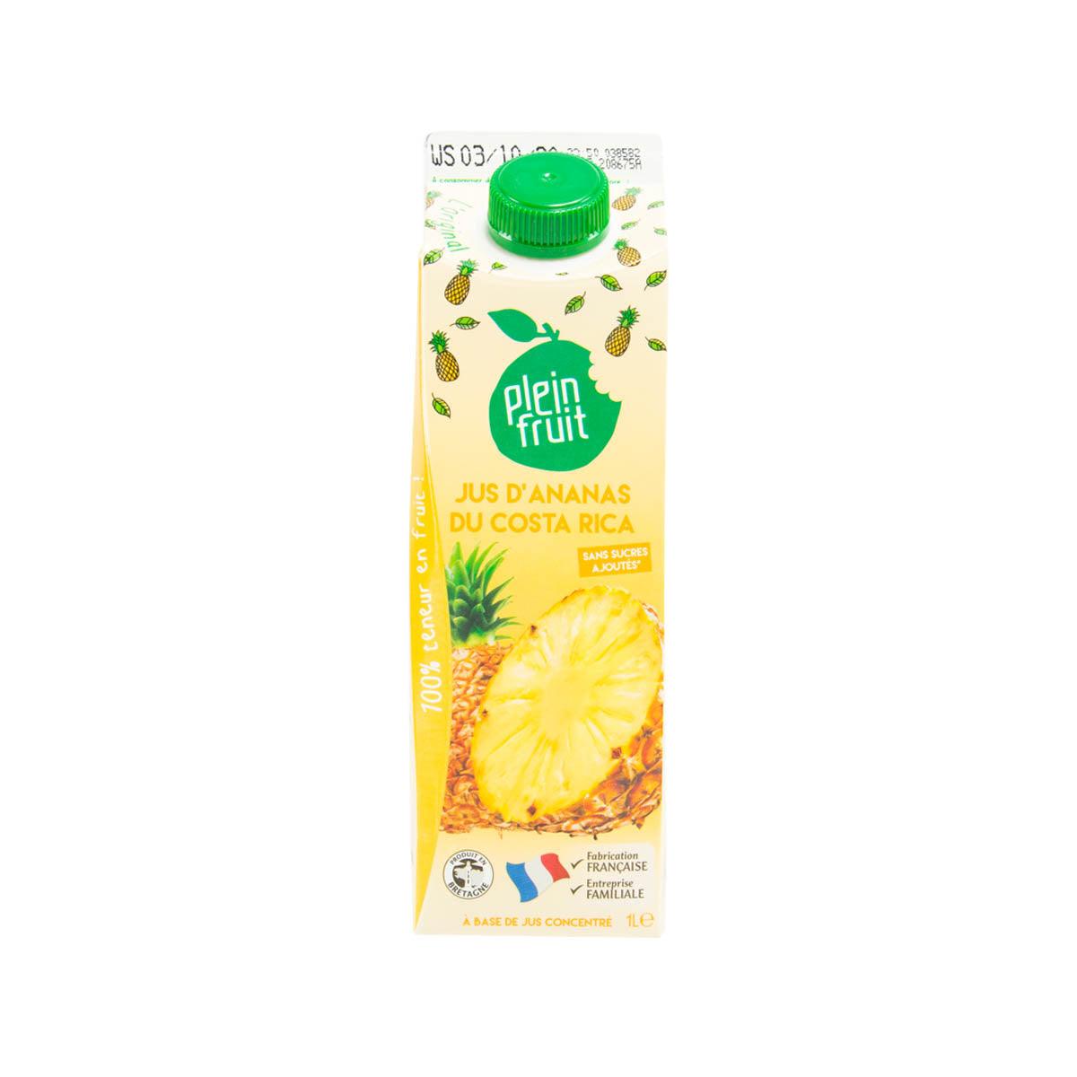 PLEIN FRUIT 菠蘿汁 - 濃縮還原 (1L)