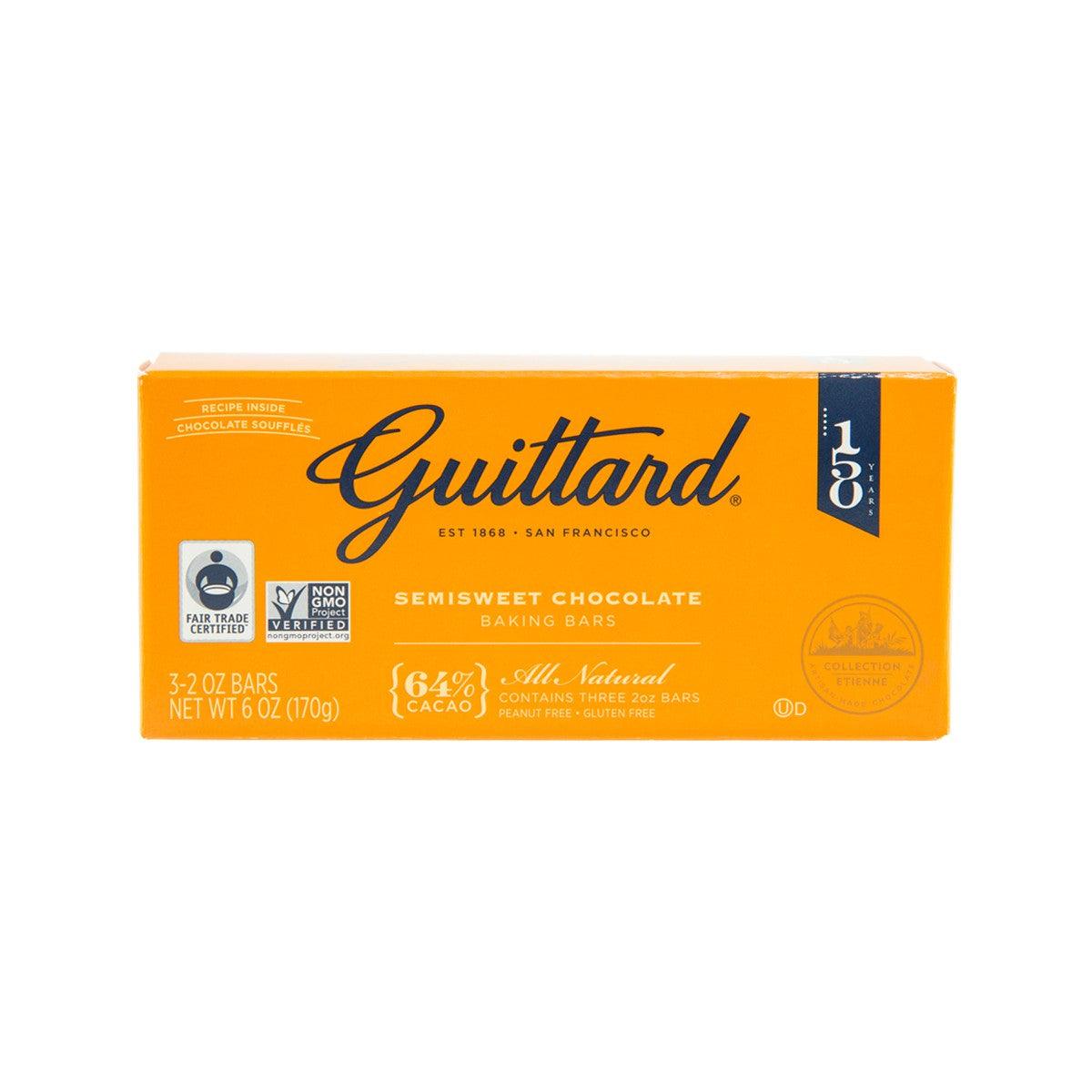 GUITTARD 烘焙用半甜朱古力 (64%可可) (170g)