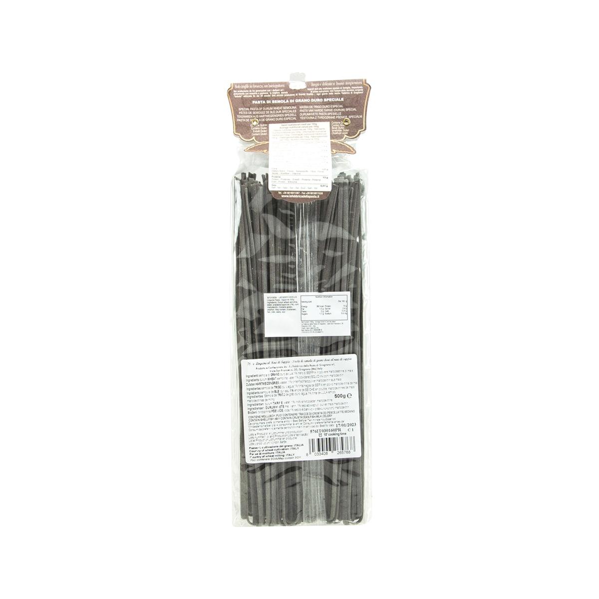 LA FABBRICA DELLA 墨魚汁扁意大利粉 (500g)
