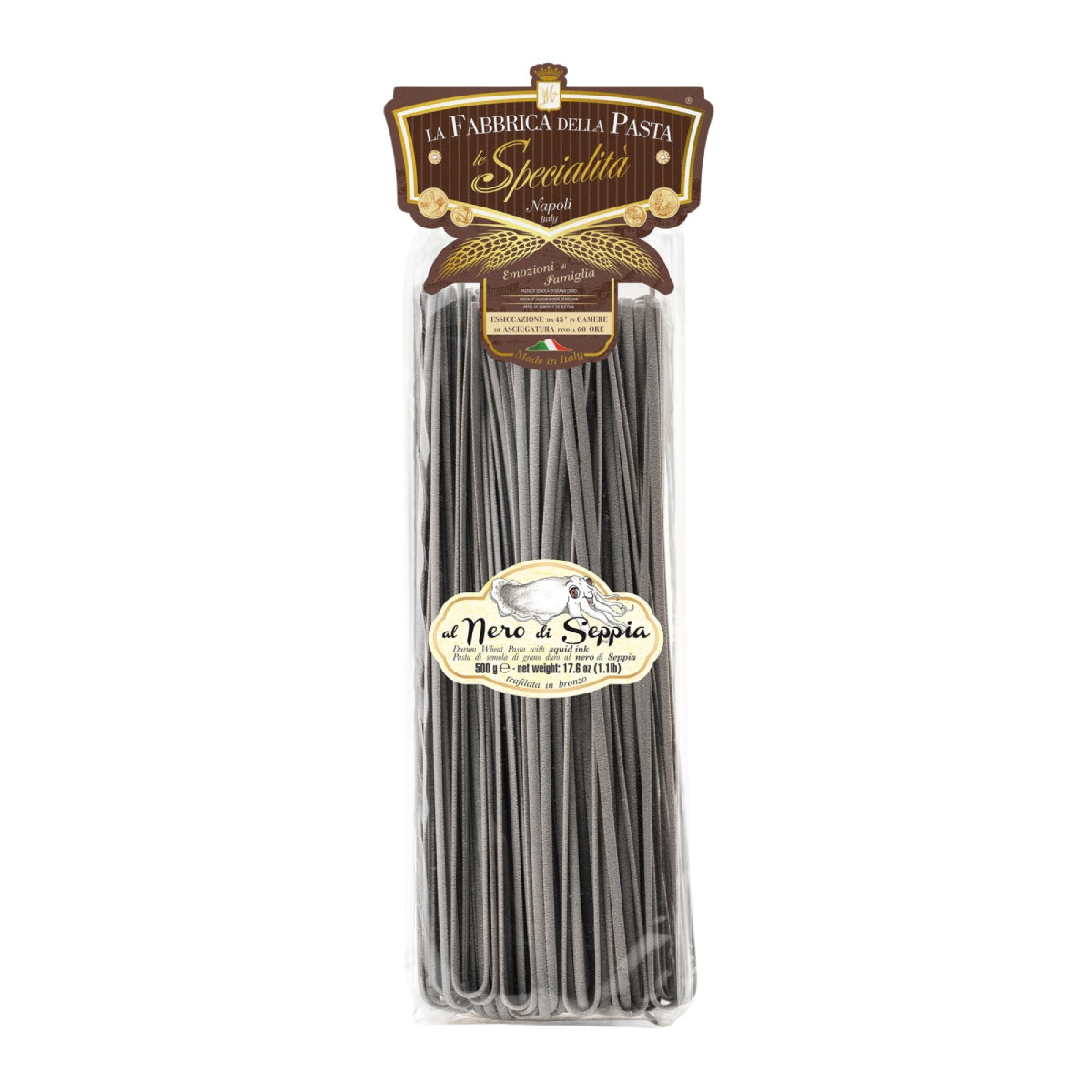 LA FABBRICA DELLA 墨魚汁扁意大利粉 (500g)