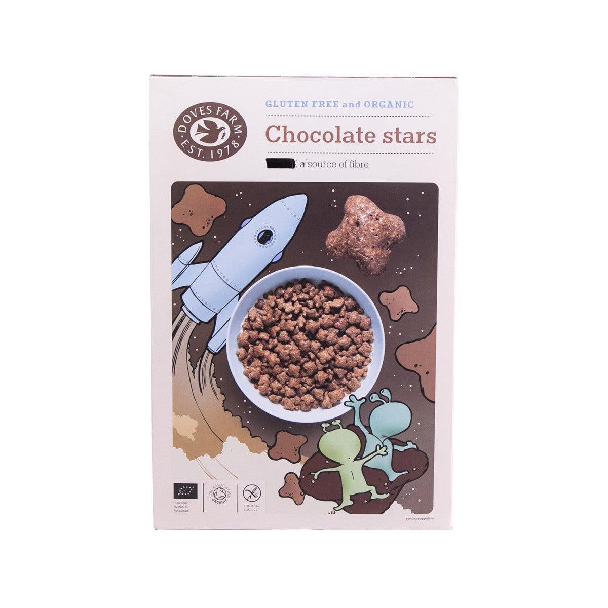 DOVES FARM 有機無麩質星形朱古力穀物脆片 (300g)