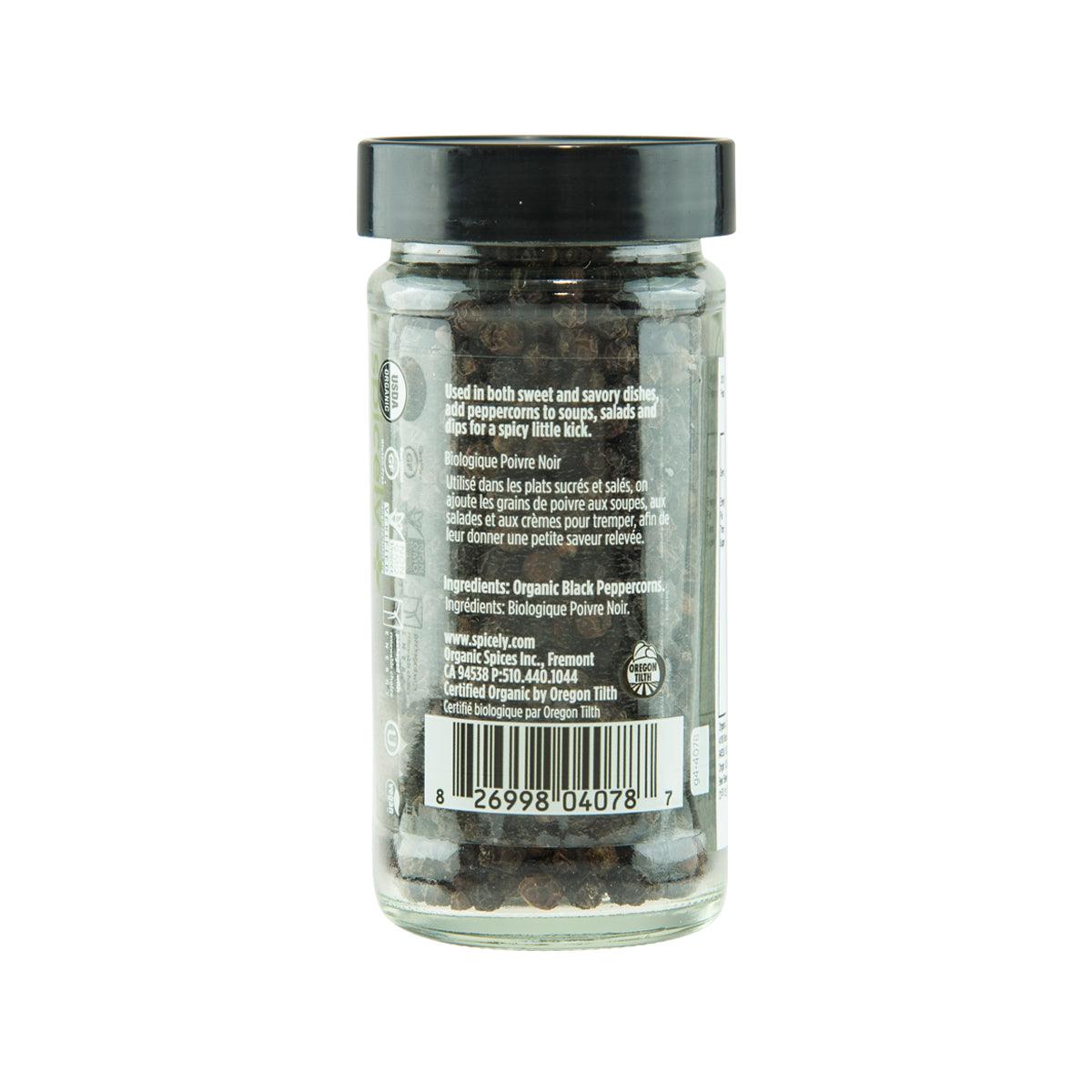 SPICELY 有機黑胡椒粒 (48g)