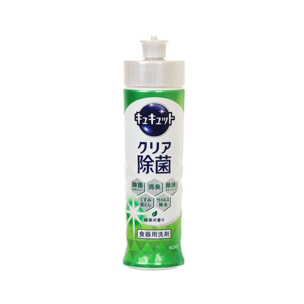 花王 清亮超濃縮除菌洗潔精-綠茶芬芳 (240mL)