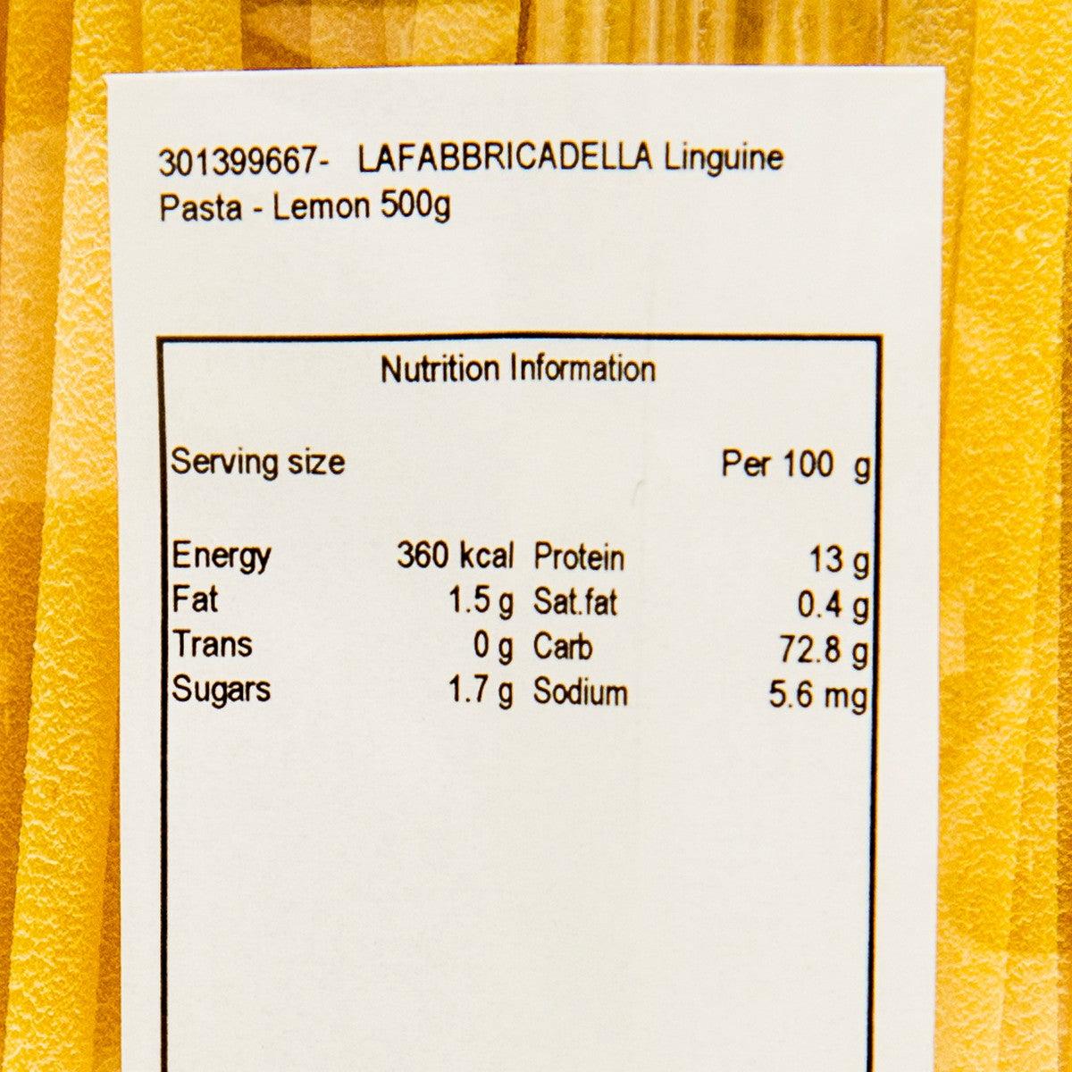 LA FABBRICA DELLA 檸檬扁意大利粉 (500g)