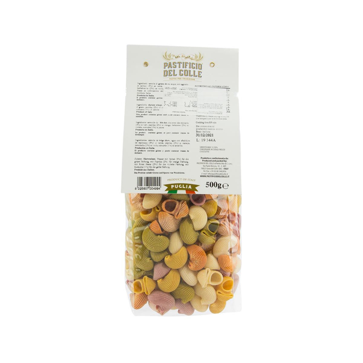 PASTIFICIO DEL COLLE 彩色蝸牛型通心粉 (500g)