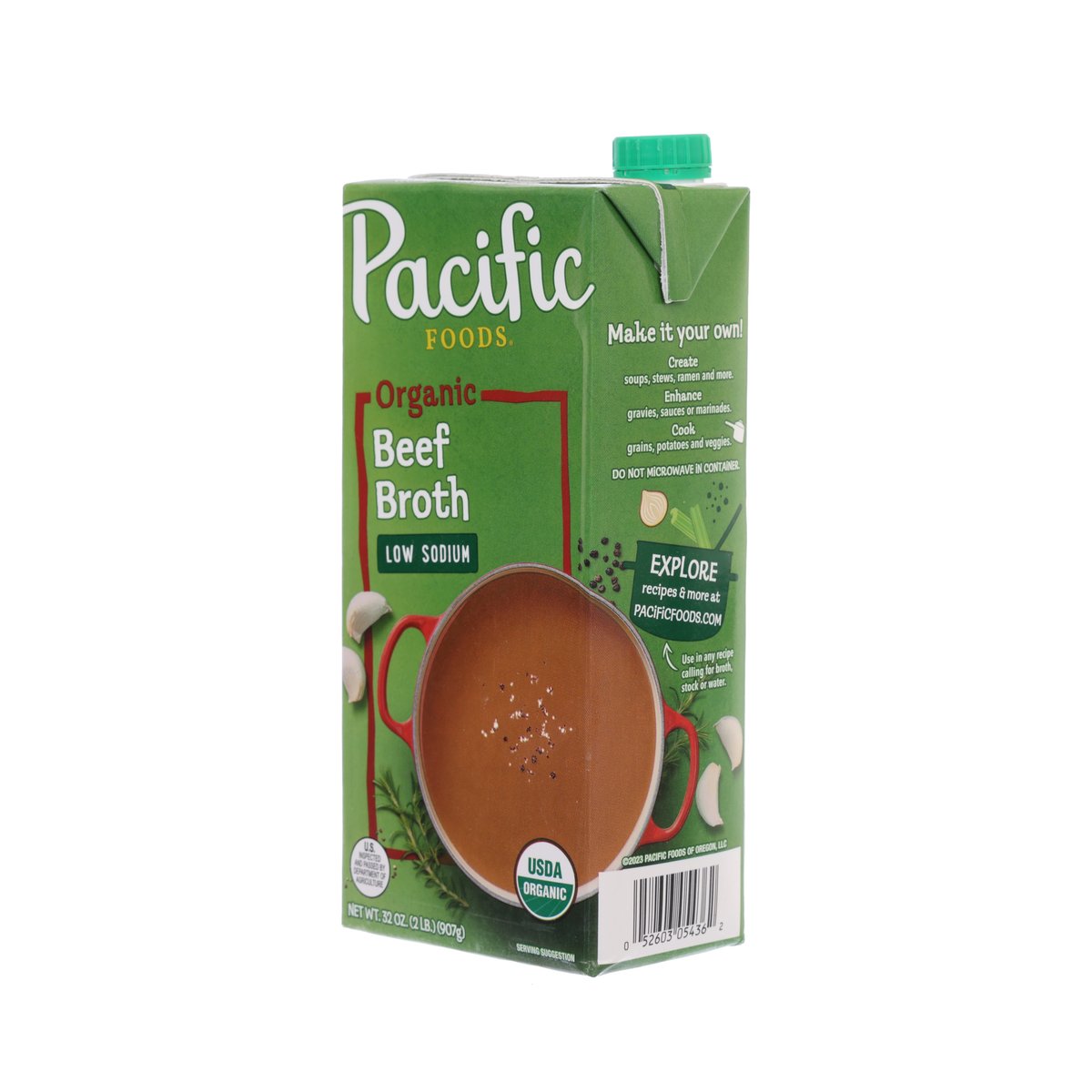 PACIFIC 有機牛肉清湯 - 低鈉 (907g)