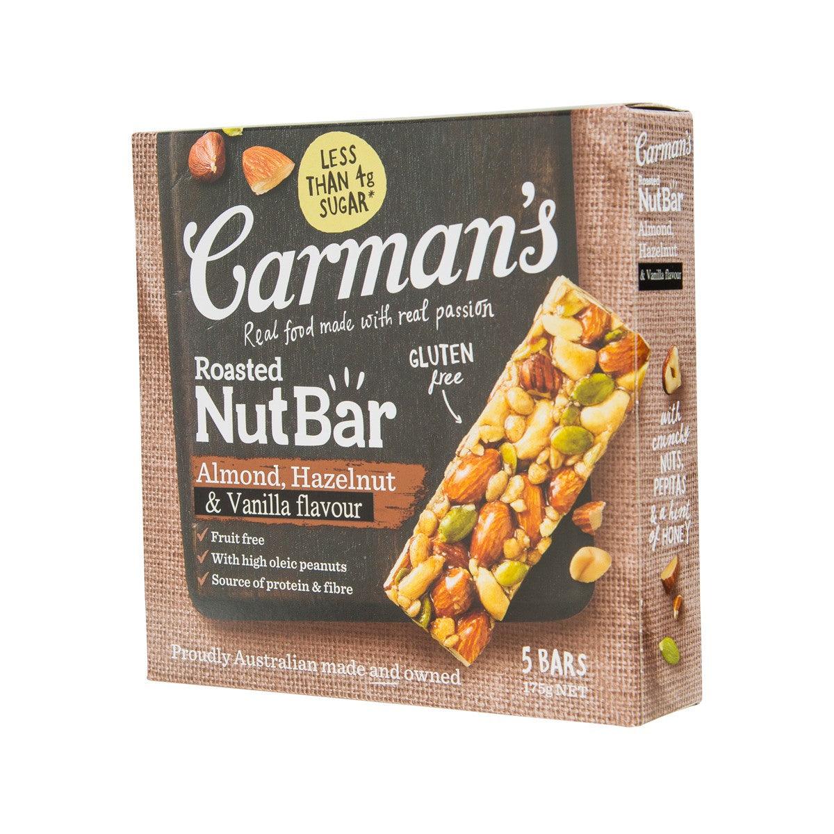 CARMAN'S 杏仁榛子雲呢拿味烤堅果棒 (175g)