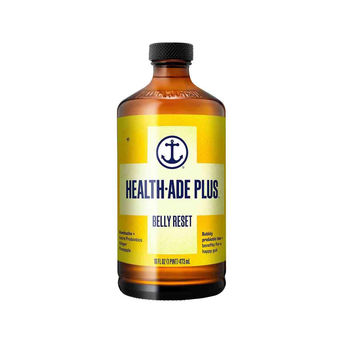 HEALTH ADE KOMBUCHA 有機薑和菠蘿味益生菌紅茶菌 - 腹部重整 (473mL)