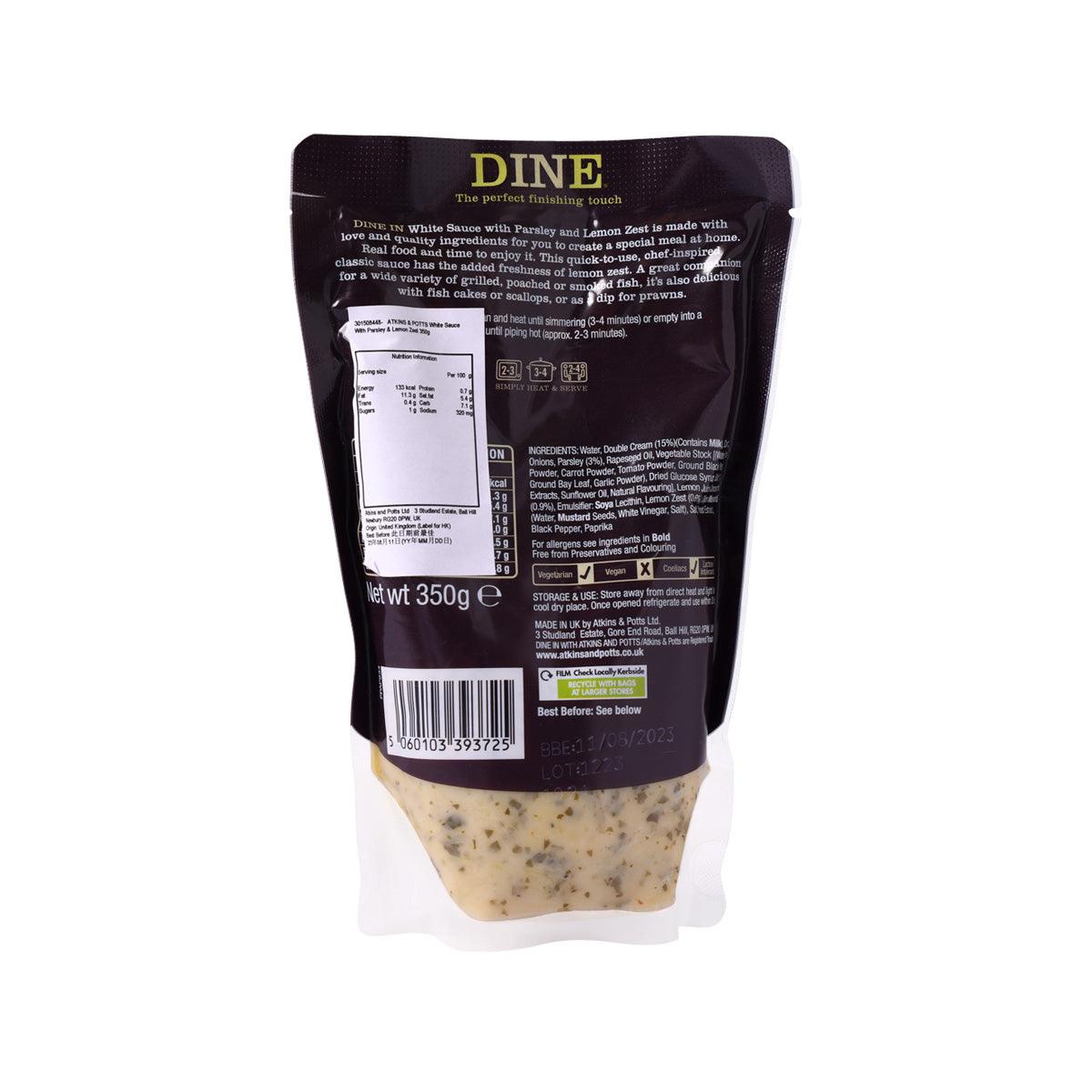 ATKINS & POTTS 荷蘭芹檸檬白汁 (350g)