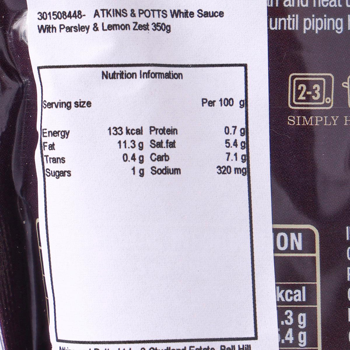 ATKINS & POTTS 荷蘭芹檸檬白汁 (350g)