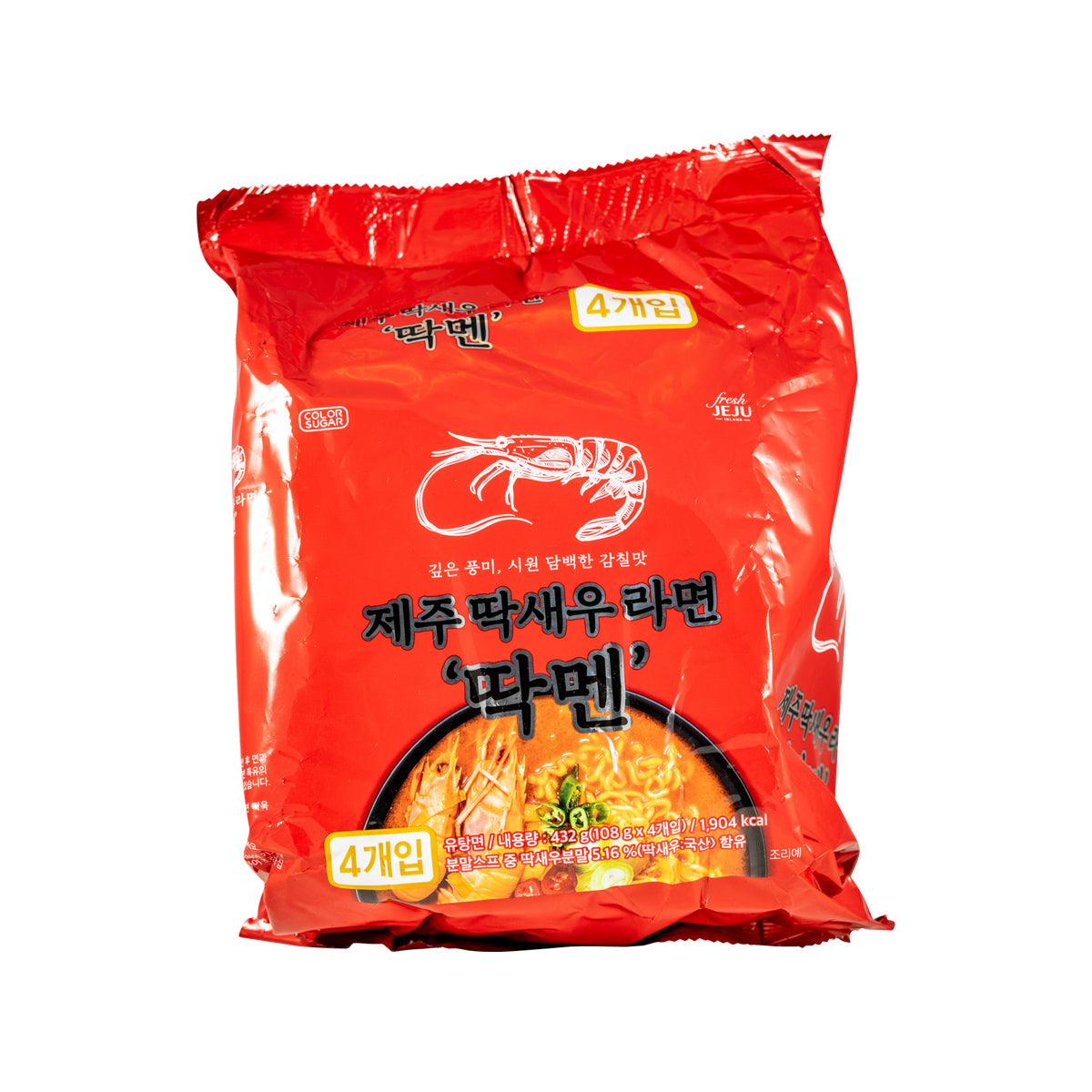 COLOR SUGAR 濟州小龍蝦麵 (4 x 118g)