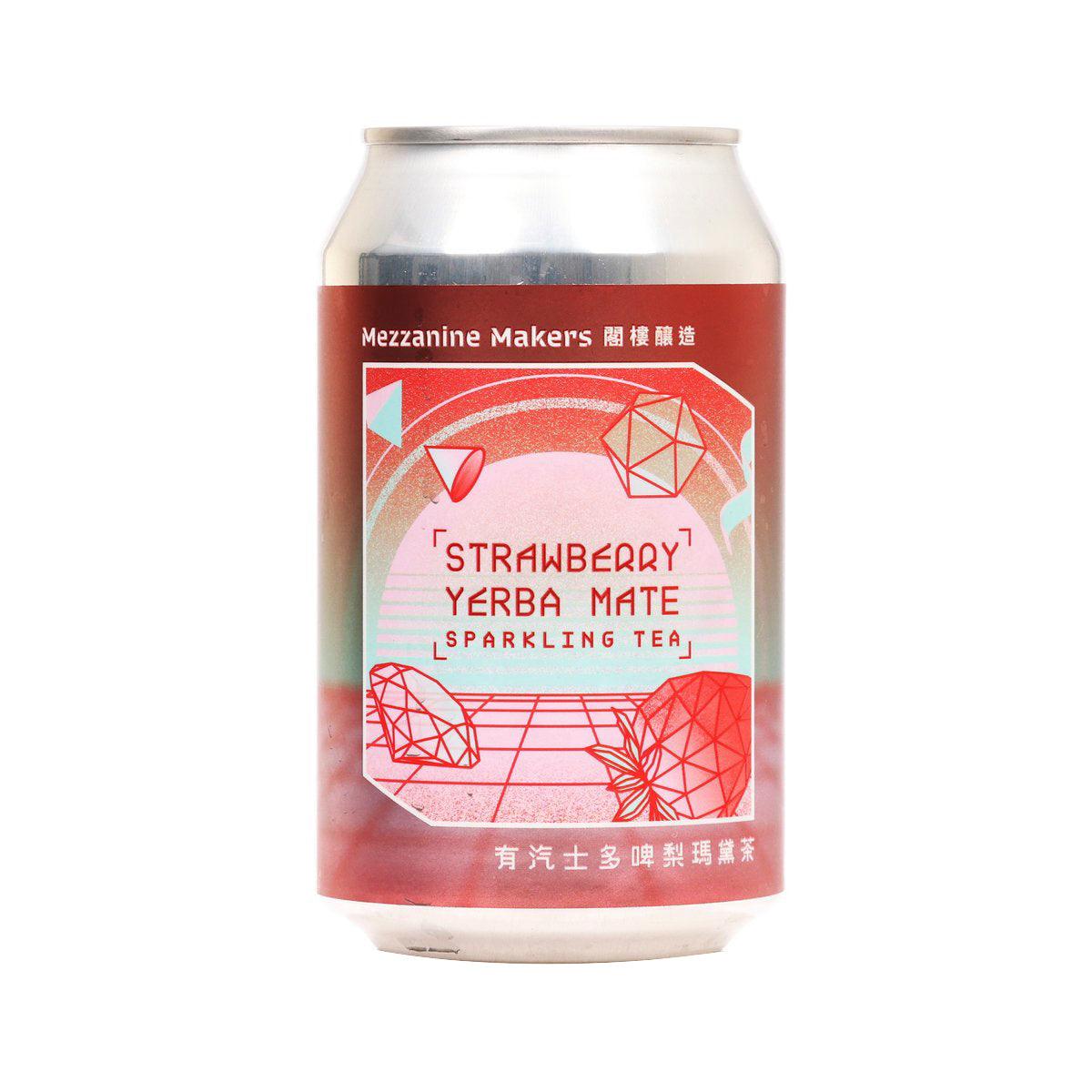 閣樓釀造 有汽士多啤梨瑪黛茶 (330mL)