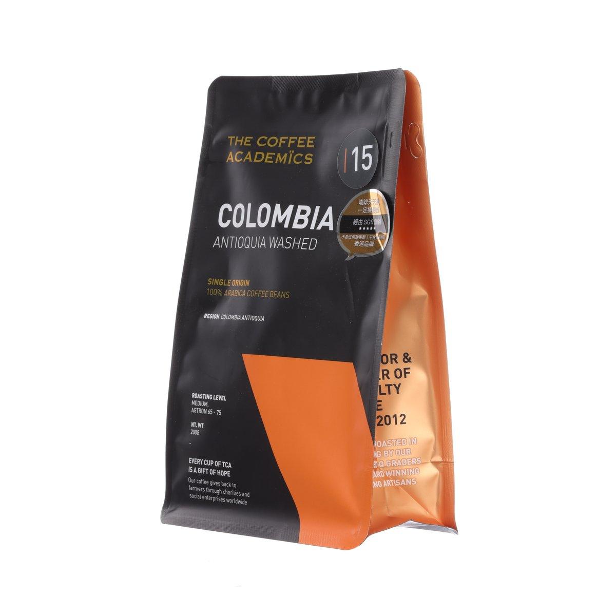 THE COFFEE ACADEMICS 15 哥倫比亞水洗咖啡豆 (200g)