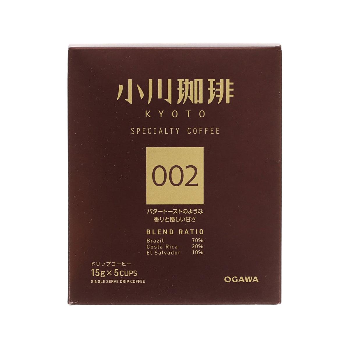 小川珈琲店 京都精品咖啡 002 掛耳咖啡 (5 x 15g)