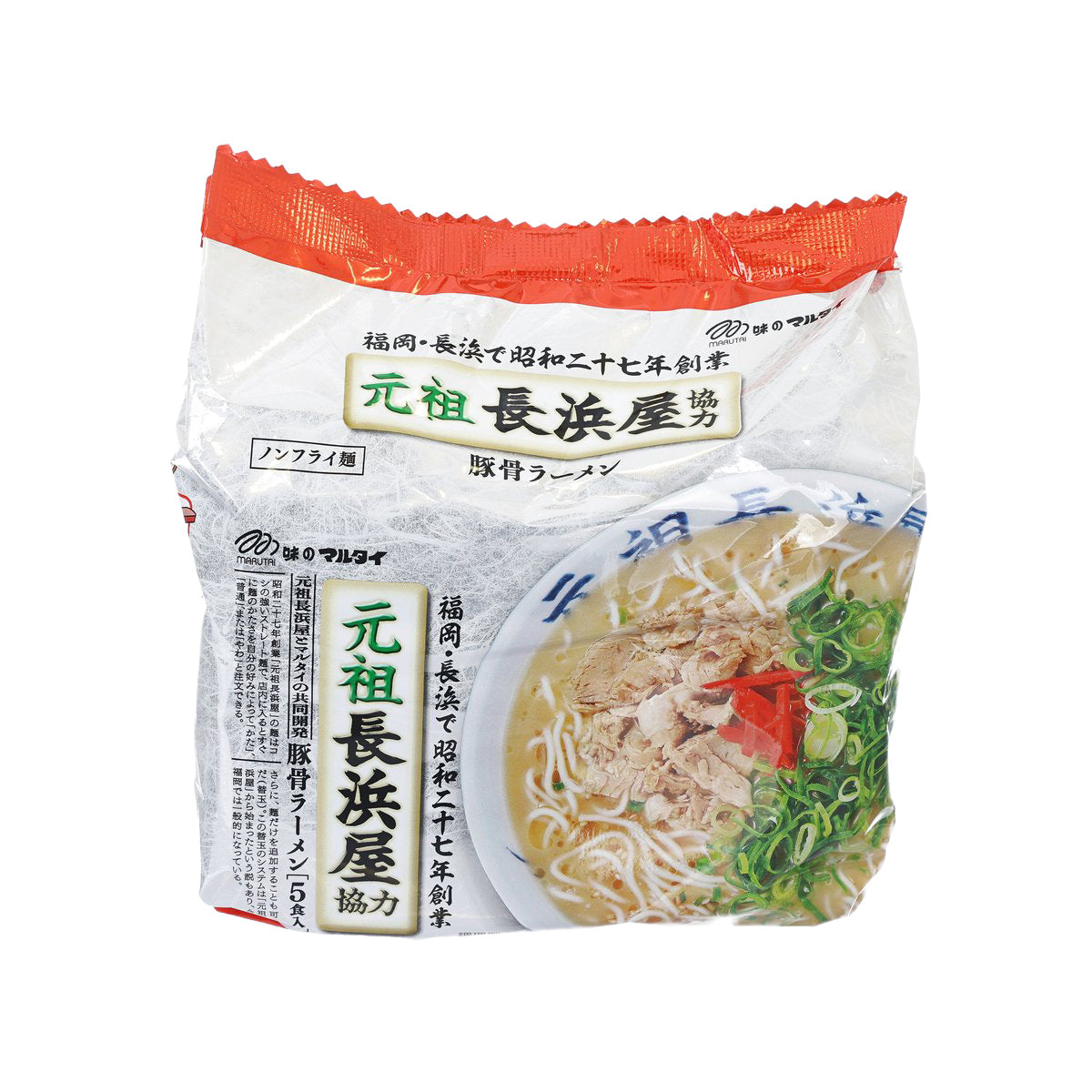 MARUTAI 元祖長浜屋協力豬骨湯拉麵 (5 x 88g)