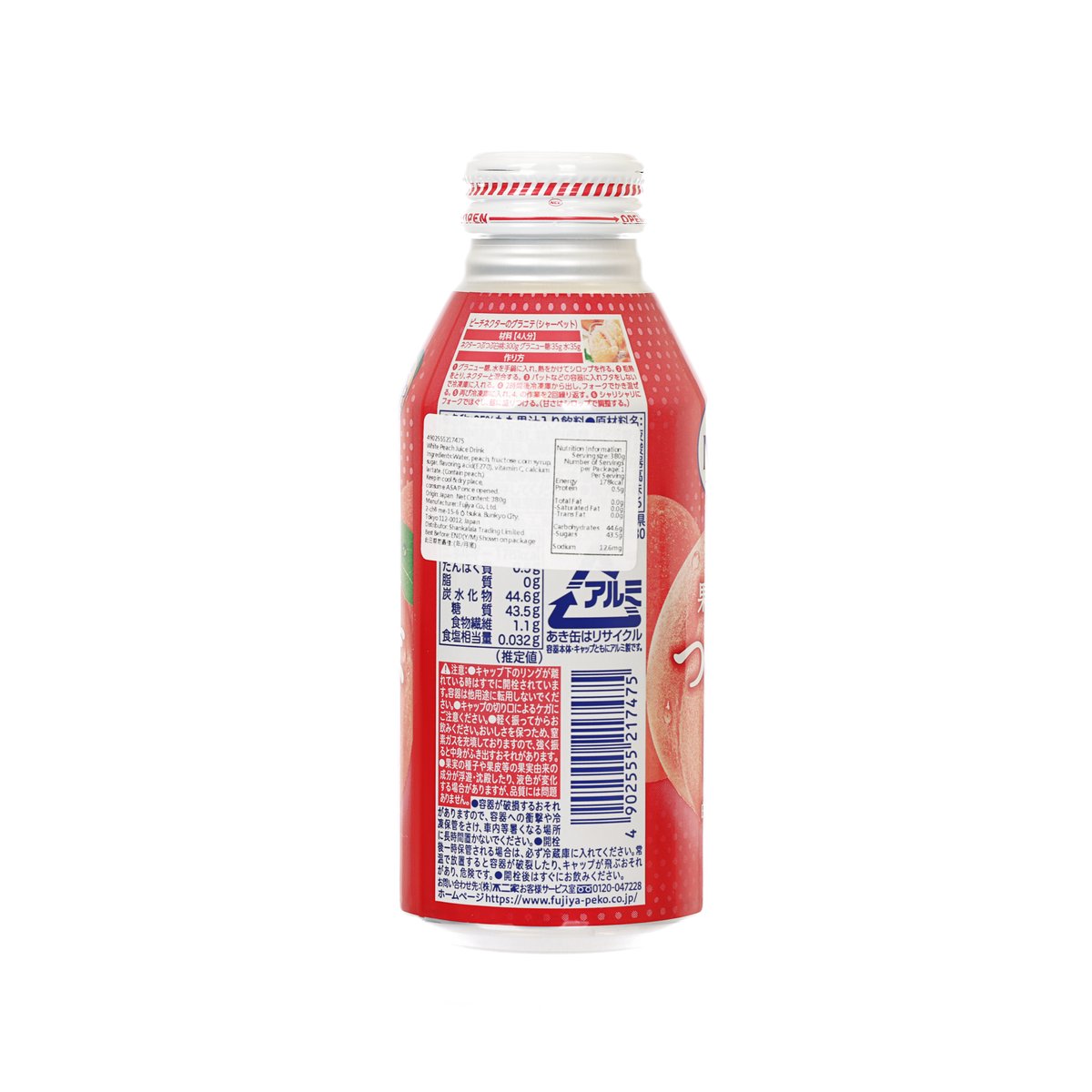 不二家 NECTAR 白桃果汁 (380g)
