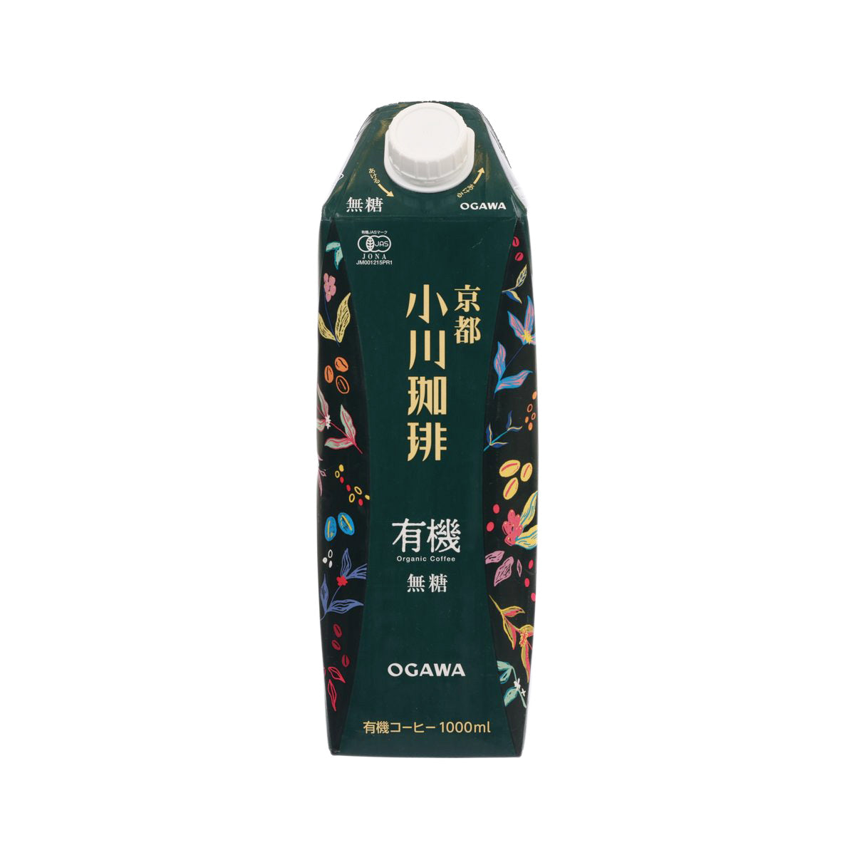小川珈琲店 有機無糖咖啡 (1000mL)