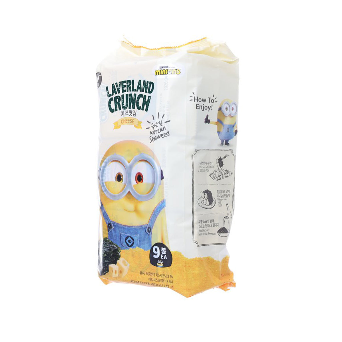 萬田 Laverland Crunch 芝士味韓國紫菜 (9 x 4.5g)