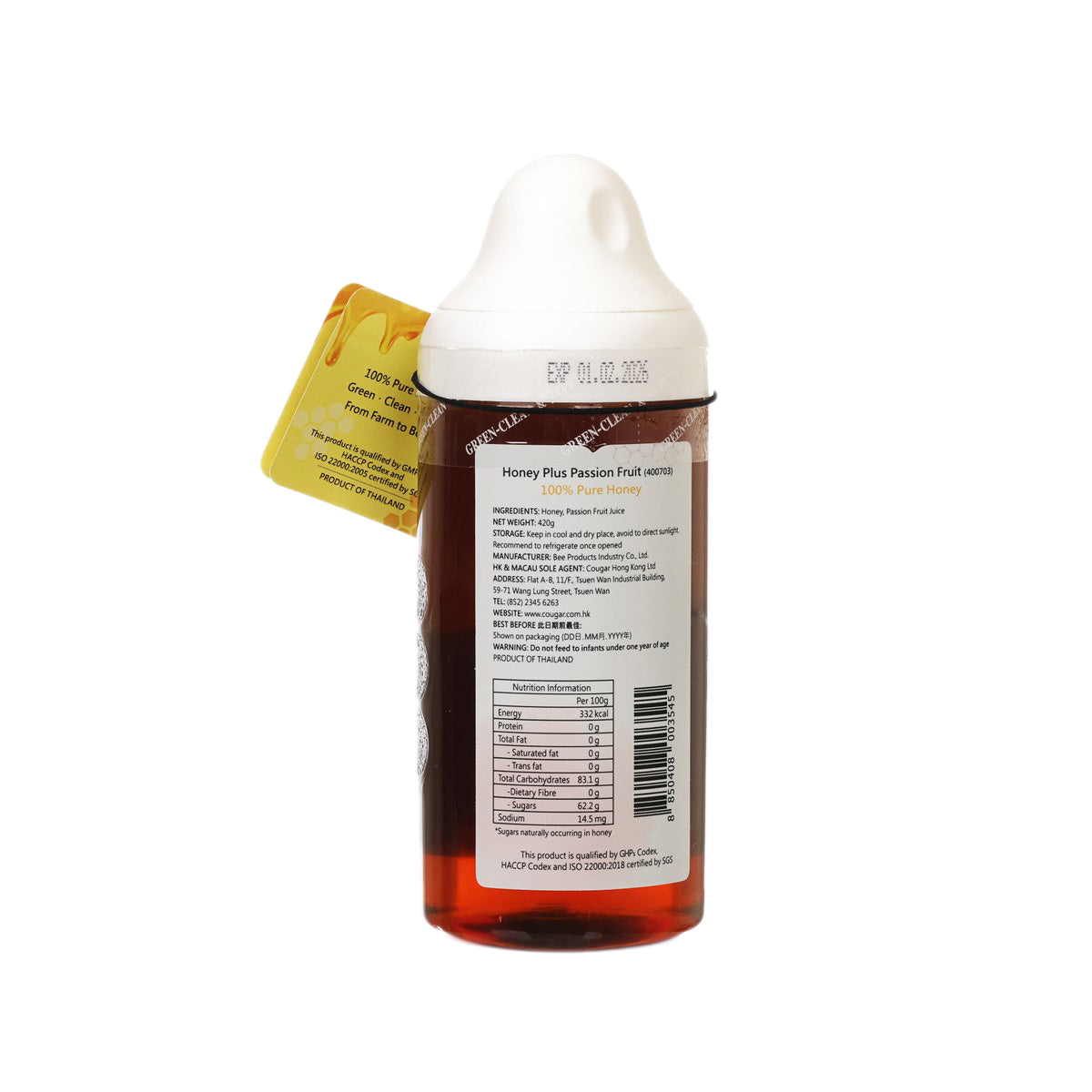 BEE PRODUCTS THAI 熱情果蜂蜜 (420g)
