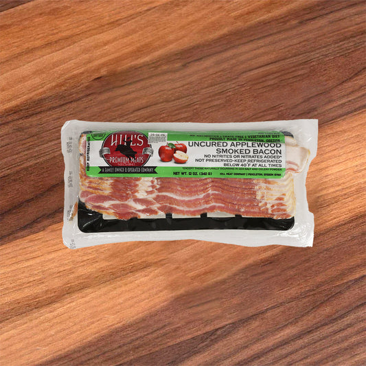 HILLSMEAT 無醃製蘋果木燻煙肉 (340g)