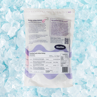 BLUEYOU 越南急凍無尾白蝦 51/60 - ASC (400g)