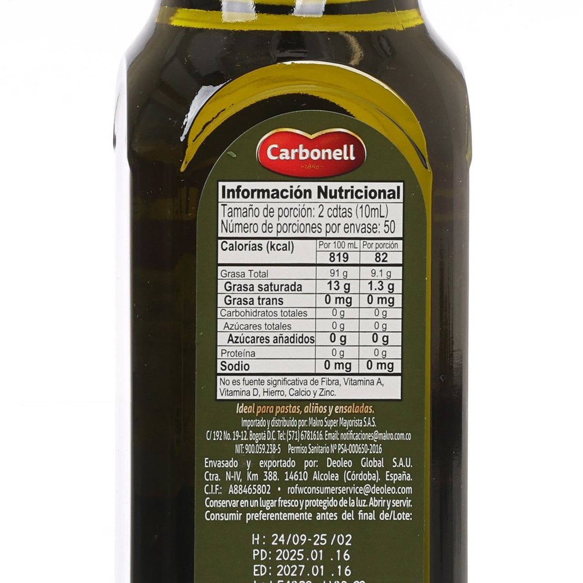 CARBONELL 特級初榨橄欖油 (500mL)