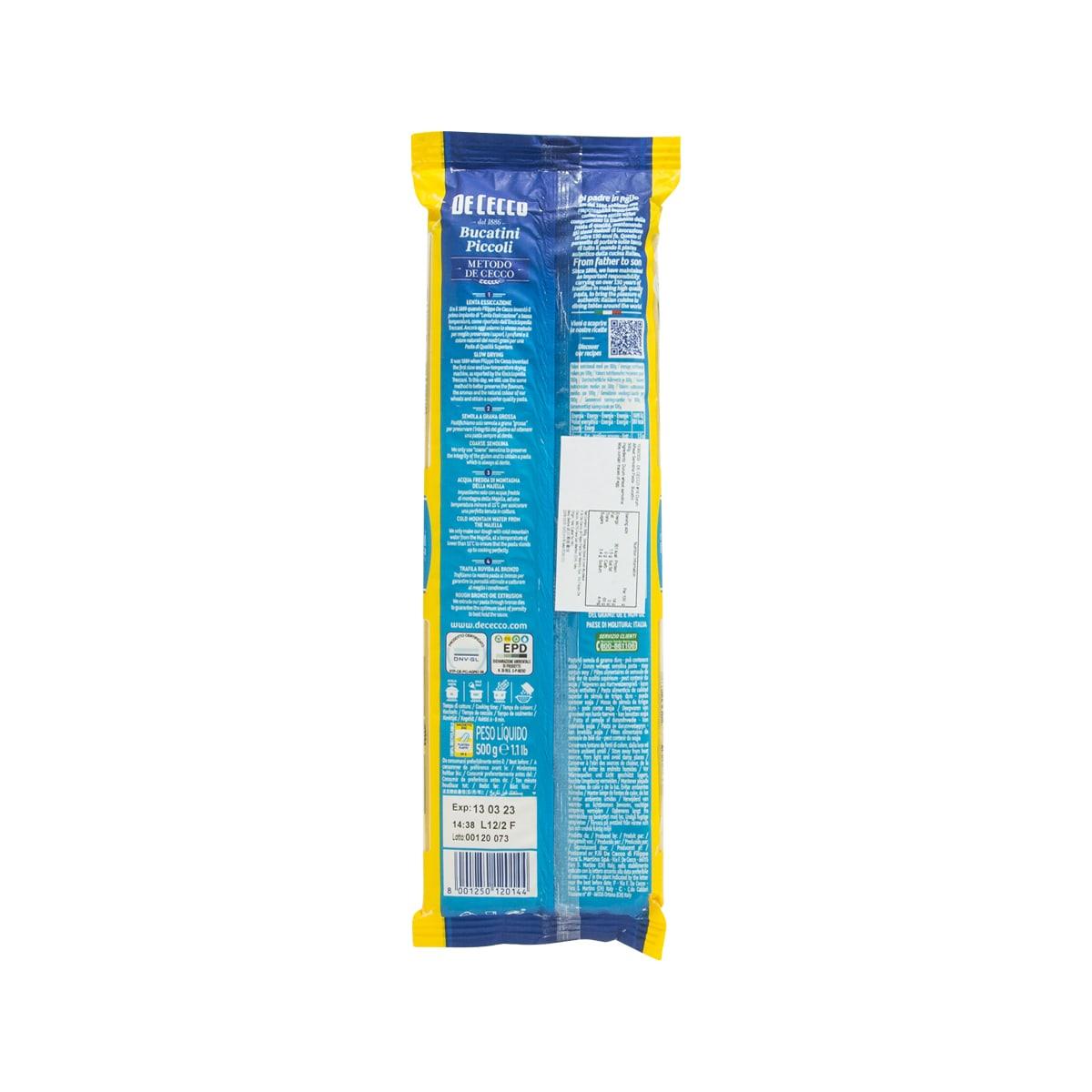 DE CECCO Bucatini意大利粉 (500g)