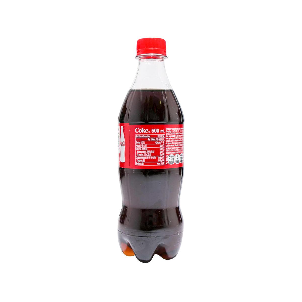 可口可樂 可樂 - 香港 [膠樽裝] (500mL)