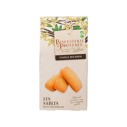 BISCUITERIE DE PROVENCE 有機波本雲呢拿牛油酥餅 (120g)