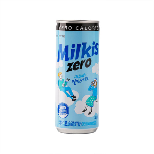 樂天 忌廉溝鮮奶 - 零卡 (奶類碳酸飲品) [罐裝] (250mL)
