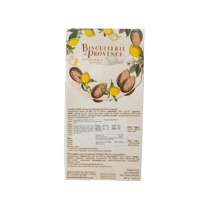 BISCUITERIE DE PROVENCE 有機檸檬杏仁曲奇餅 (120g)