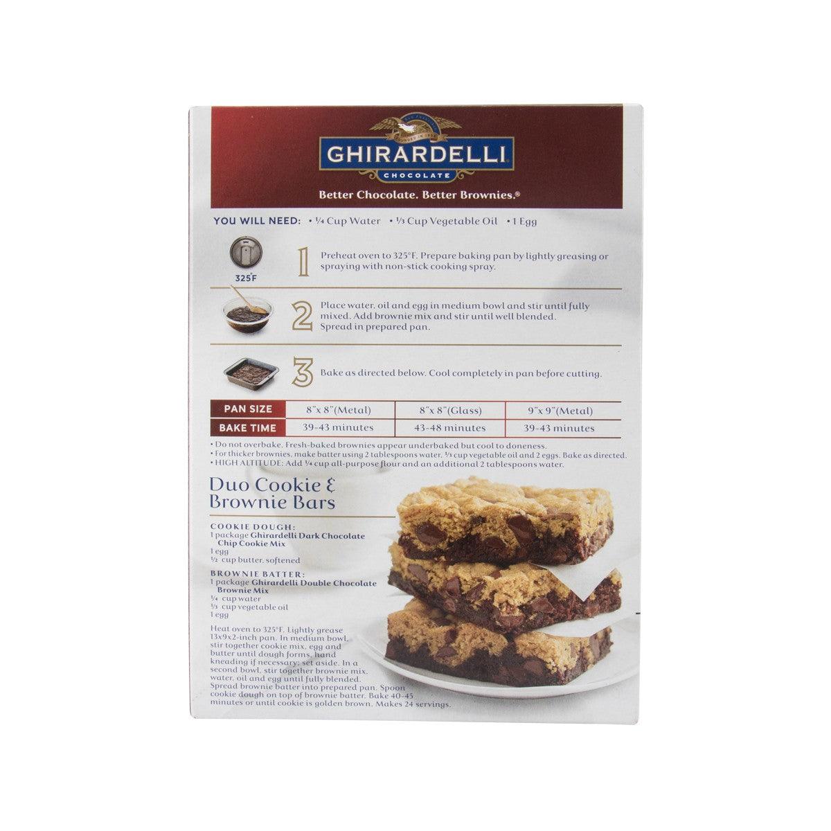 GHIRARDELLI 雙重朱古力布朗尼蛋糕粉 (510g)