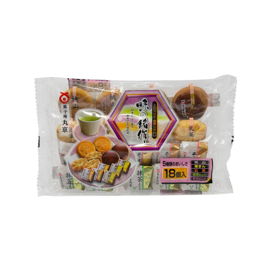 丸京製菓 味之銘作 傳統和果子蛋糕 (18pcs)