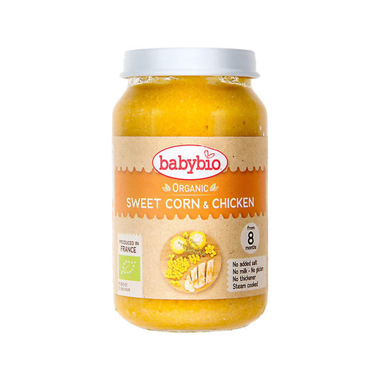 BABYBIO 有機粟米及雞肉蓉嬰兒食品 (200g)