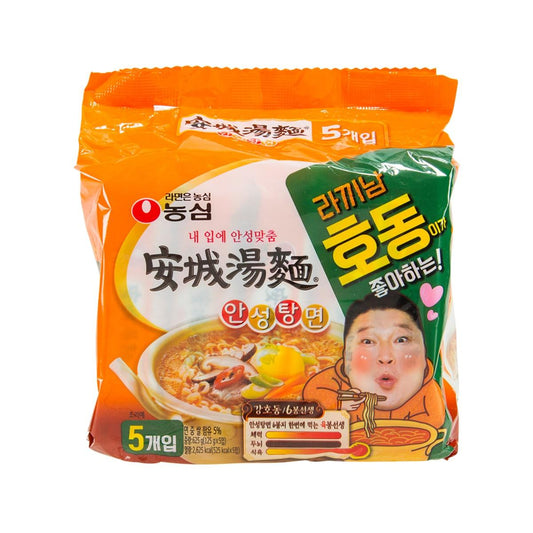 農心 拉麵 - 安城湯麵 (5 x 125g)