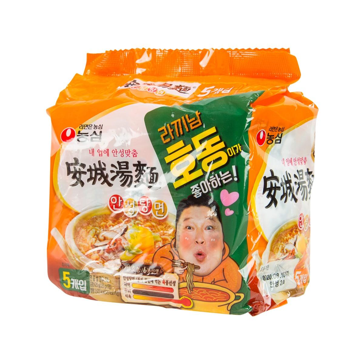 農心 拉麵 - 安城湯麵 (5 x 125g)