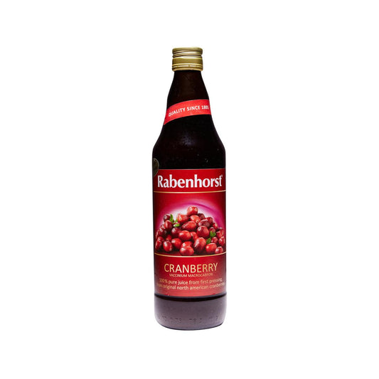 德國健寶 100% 有機無加糖紅莓汁 (750mL)