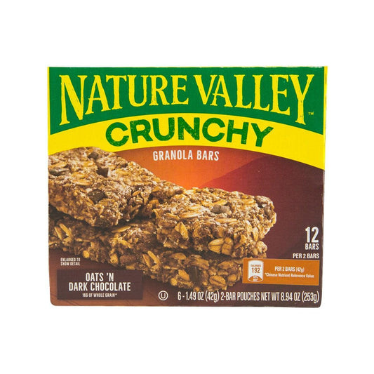 NATURE VALLEY 天然燕麥脆條 - 燕麥黑朱古力 (253g)