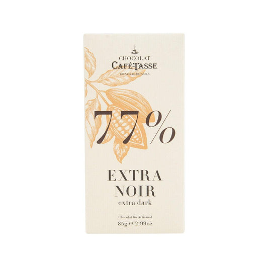 CAFETASSE 77% 可可特濃黑朱古力 (85g)