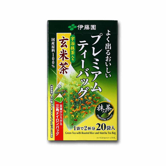 伊藤園 抹茶玄米茶茶包 (46g)