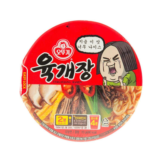 不倒翁 辣牛肉湯碗麵 (110g)