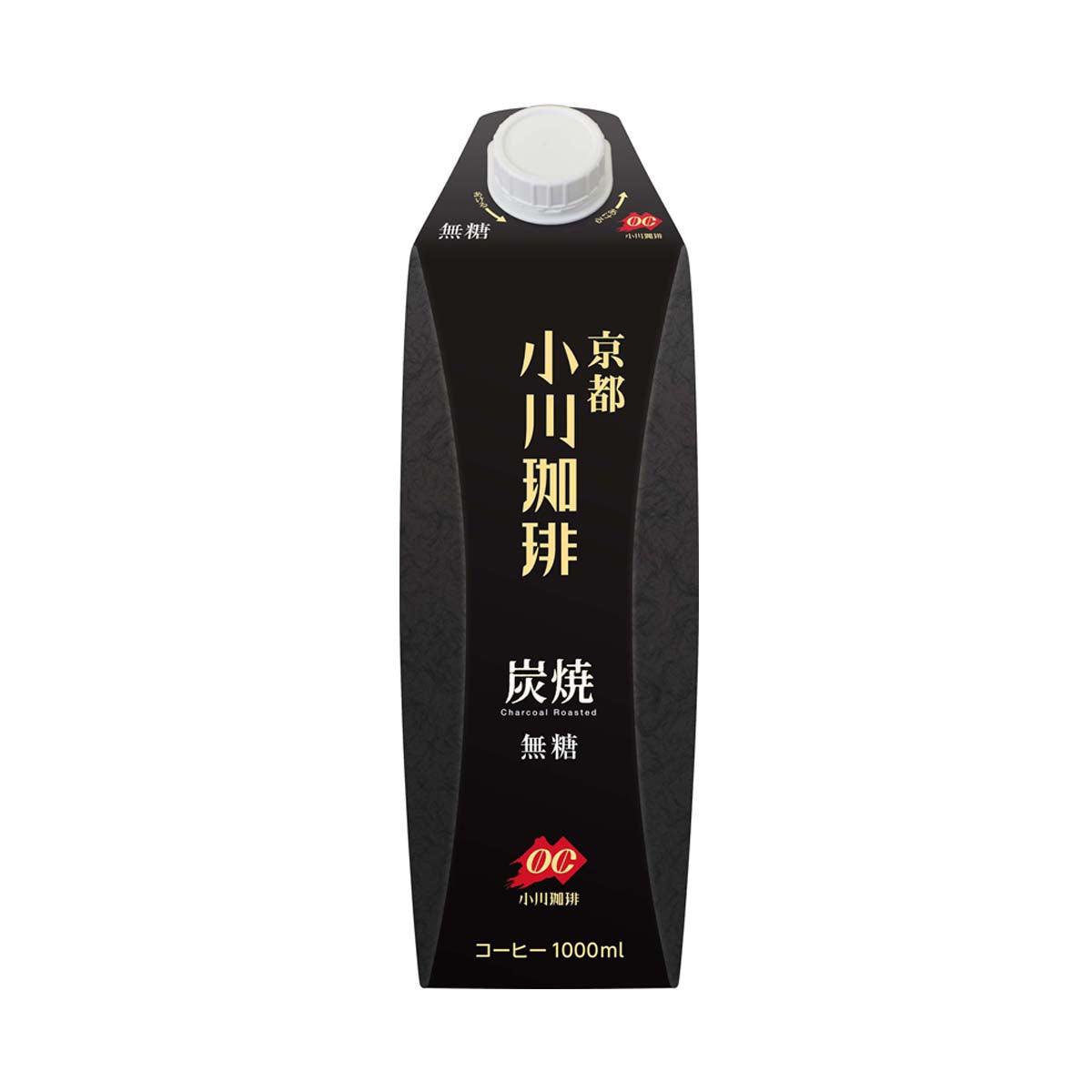 小川珈琲店 無糖碳燒咖啡 (1000mL)