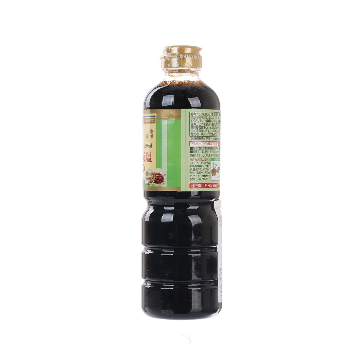 龜甲萬 特選丸大豆減鹽醬油 (750mL)