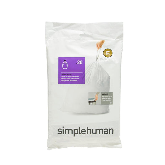 SIMPLEHUMAN 垃圾袋(垃圾桶-F專用)25公升-20個裝 (20pcs)